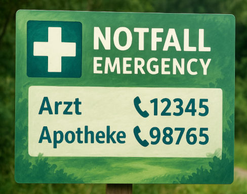 Notfalltafel Jagsthausen