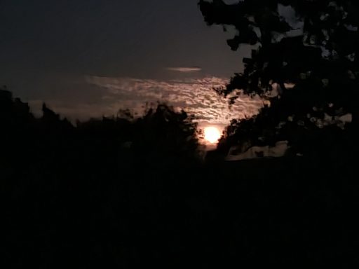 "Erdbeermond" über Olnhausen